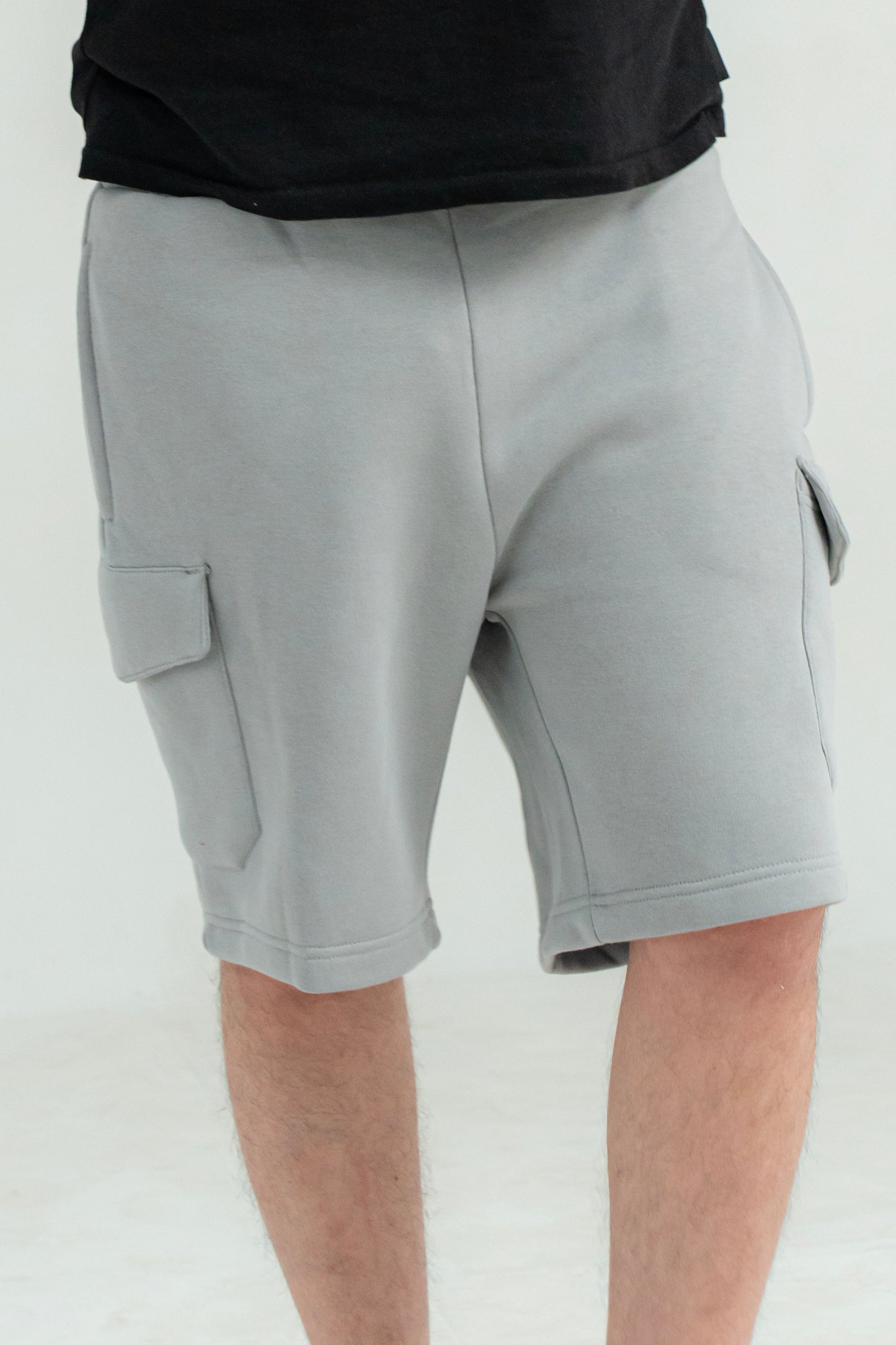 Grey Cargo Shorts