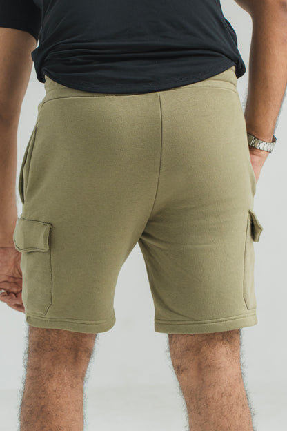 Green Cargo Shorts