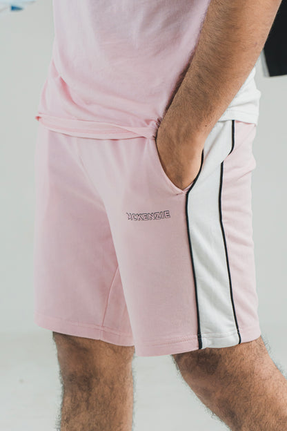 Pink and White Shorts