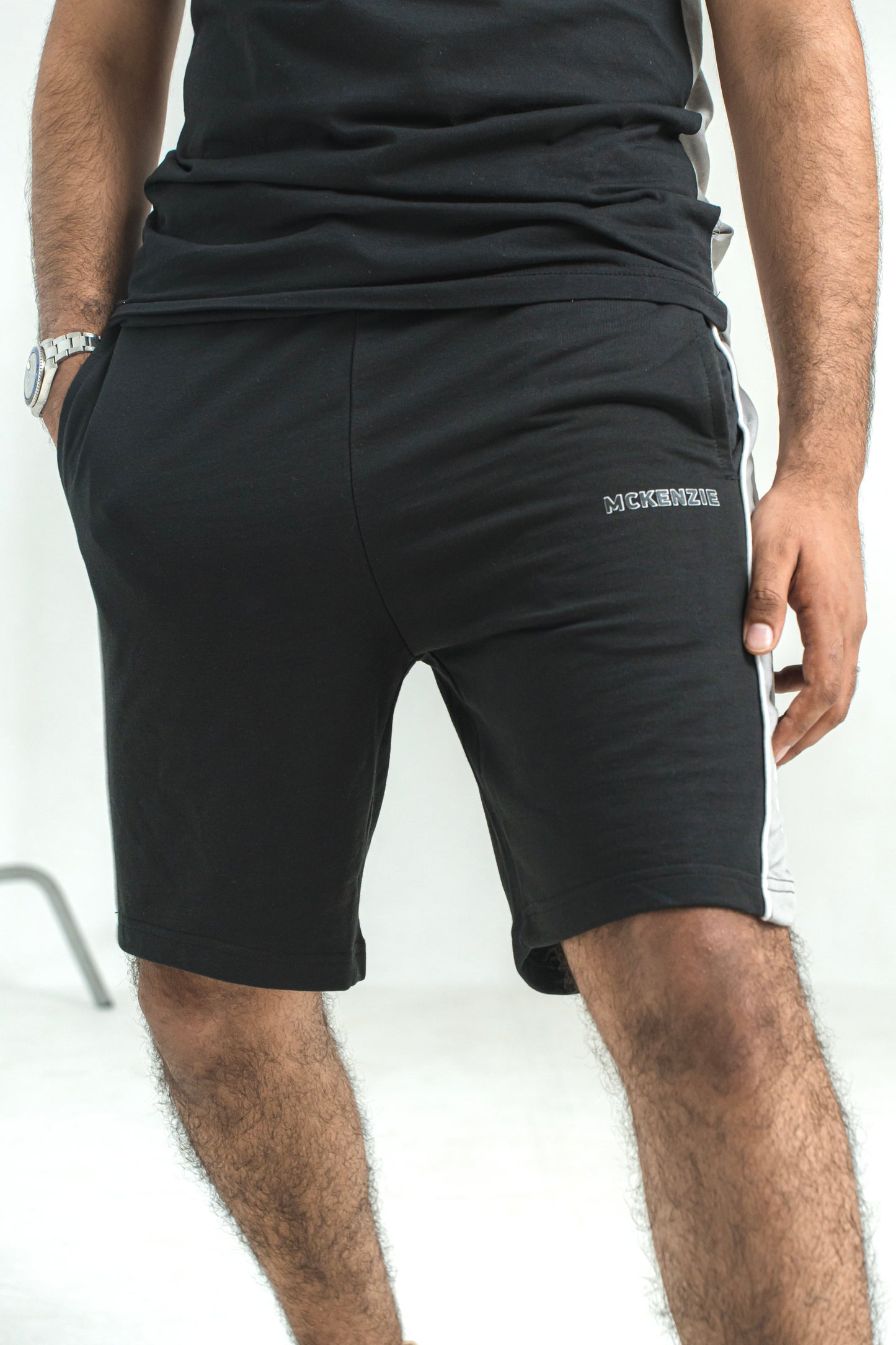 Black and Grey Shorts