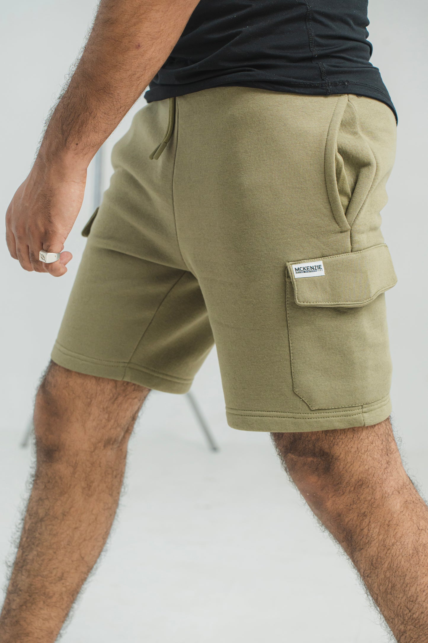 Green Cargo Shorts